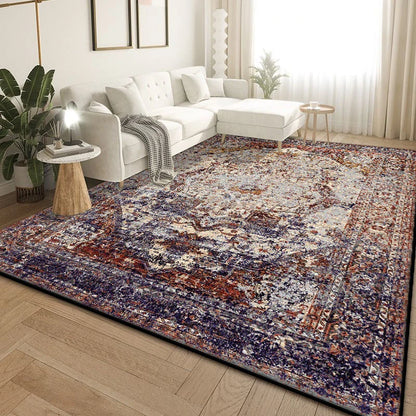 Retro Carpets for Living Room  Persian Design Rugs Large Size Non-slip Rug