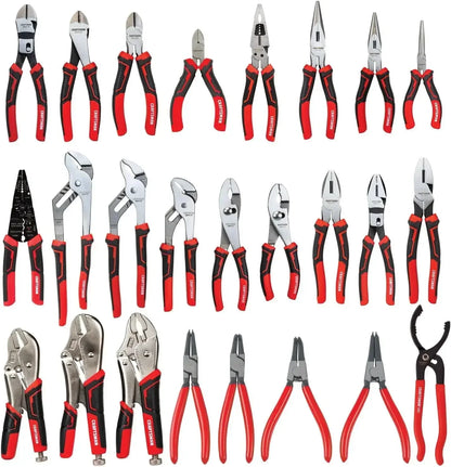 Plier Set, 25 Pieces  Pliers, Stainless Steel Blades,hand tools,tool set, wire stripper  crimping tool