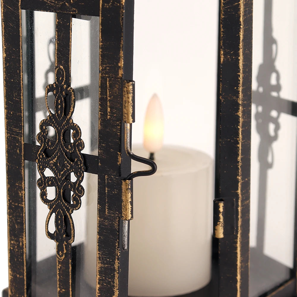 Vintage Nordic Candle Holder Lanterns Candles Aesthetic Hanging Lantern