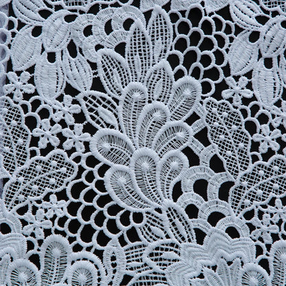 Pure White  Lace Fabric High Quality