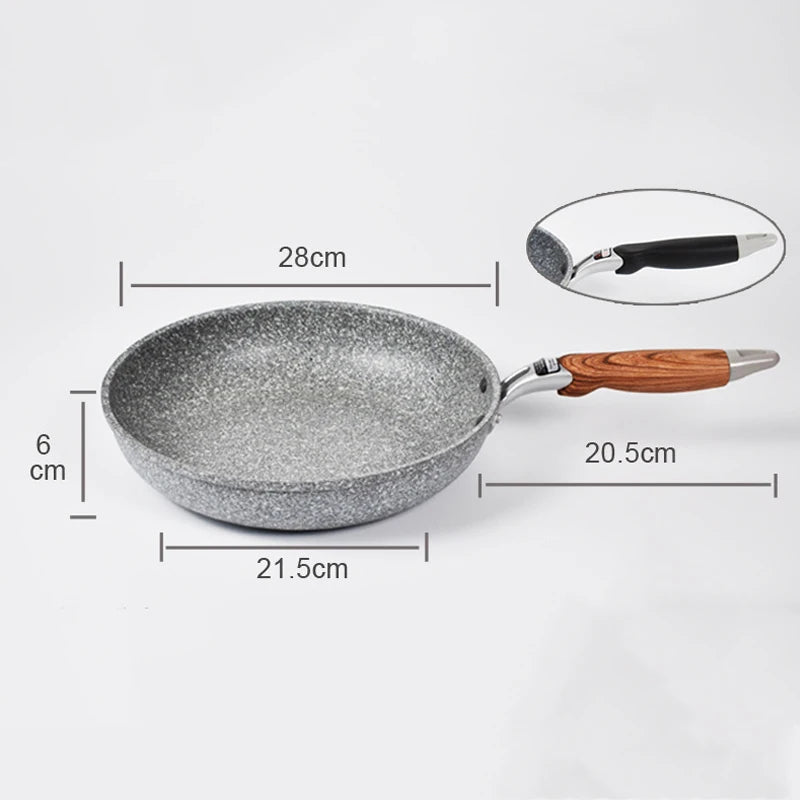 Durable Stone Frying  Pan Non-stick Ceramic
