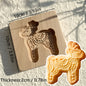 Wooden Cookie Molds for Christmas, DIY 3D Engraved