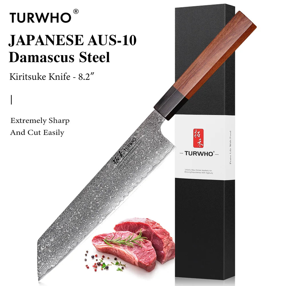 TURWHO Hand Forged Japanese Steel Kitchen Knives
