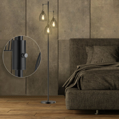 70" Tree Floor Lamp with 3 Bulbs