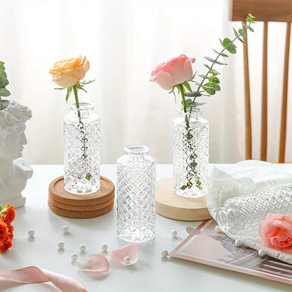Glass Bud Vases Set Of 12