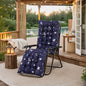 Patio Chaise Lounger Cushions Indoor/Outdoor