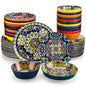 vancasso 12/16/18/24 Piece Ceramic Dinnerware Set For 6