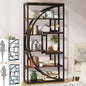 Tribesigns Bookshelf Industrial 5 Tier Etagere Bookcase,