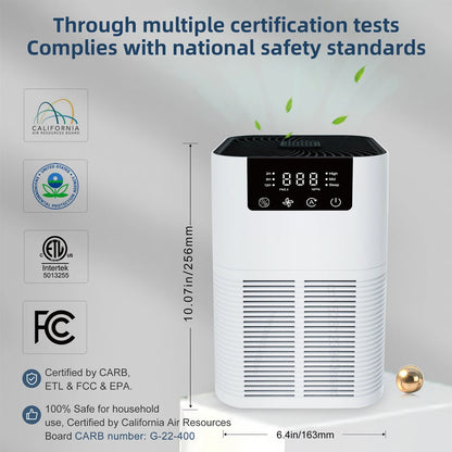 Air Purifier Smoke Odor Negative Ion Generator with Aromatherapy Air Cleaner