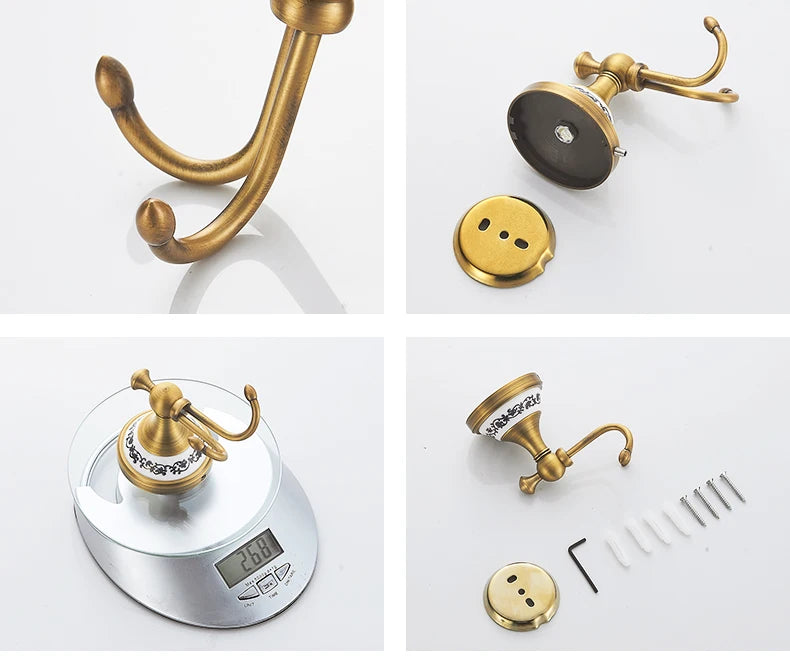 Antique Bronze Bathroom Hardware Set