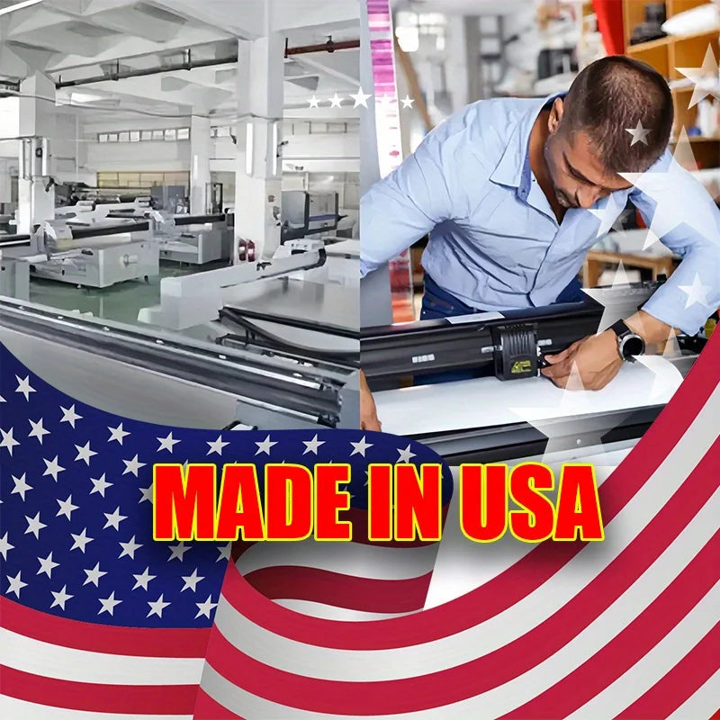 2D Flat 3pcs Wooden Framed Canvas Painting