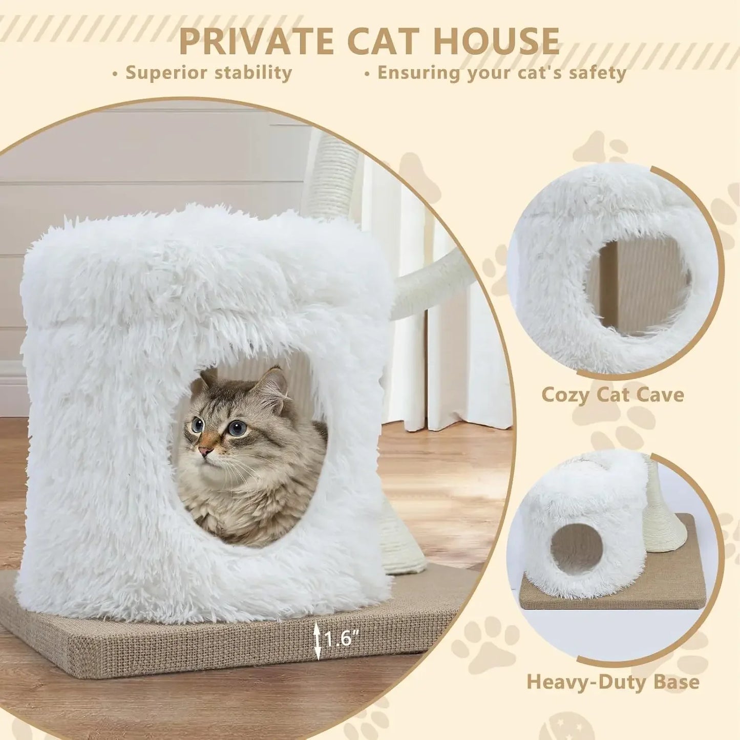 HOT SELLIG QUALITY Cat Tree Tower For Indoor Cats, Multi-Level Large Cat Climbing Furniture With Scratching Posts