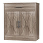 Farmhouse Storage Cabinets with Doors and Shelves,