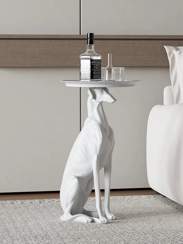 Dog Statue Sculpture, Coffee Table, Living Room Decoration,