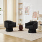 360° Swivel Velvet Upholstered Barrel Chair Set 2 Living Room Reading Round Armchair, 15 different colors