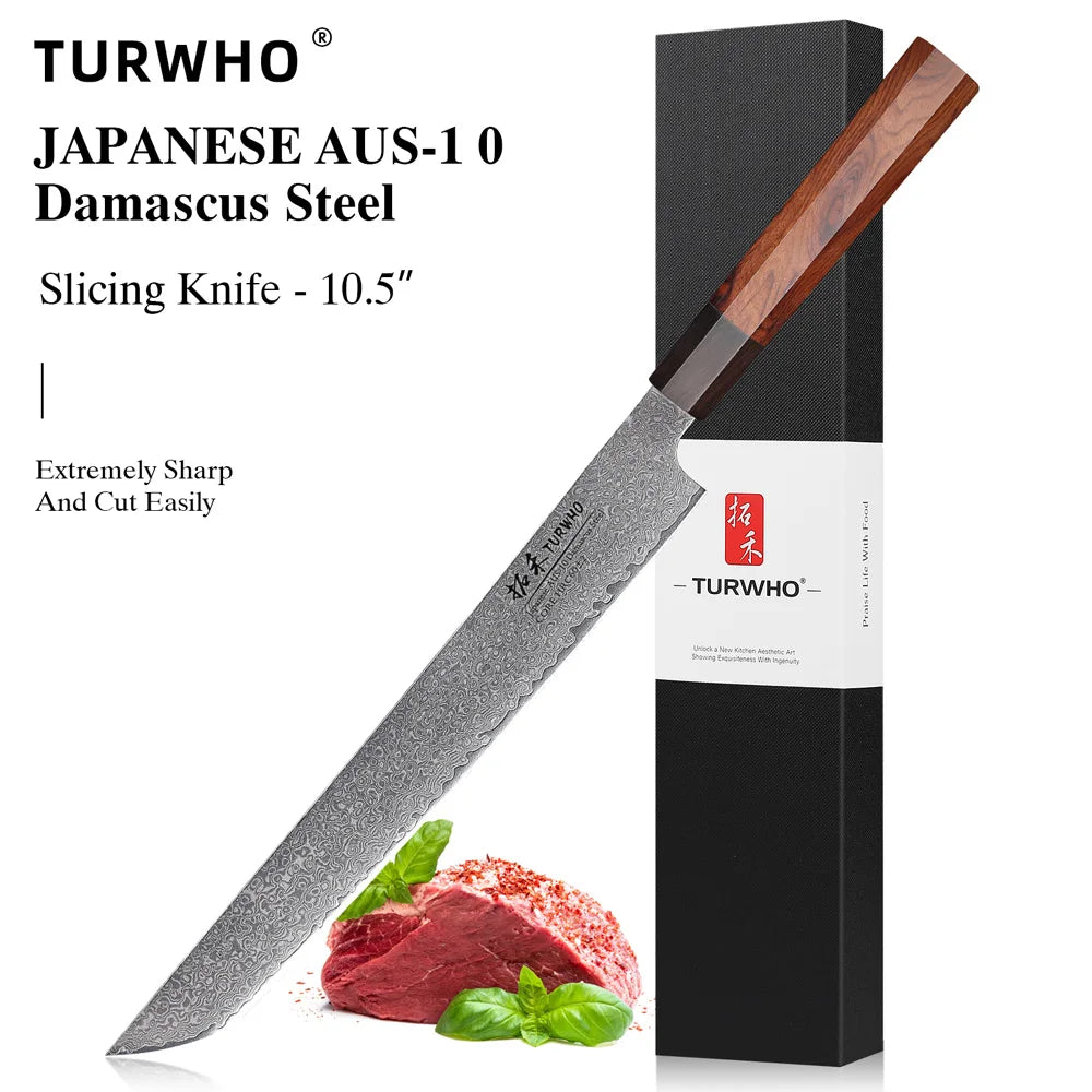 TURWHO Hand Forged Japanese Steel Kitchen Knives