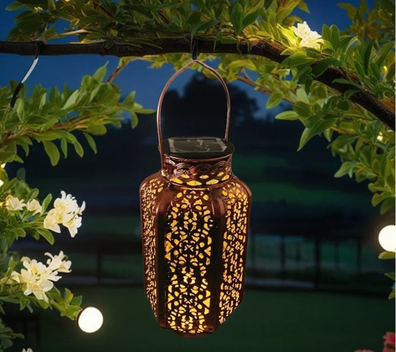 Led Solar Light Solar Hanging Lantern =