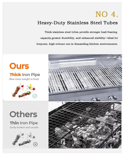 Modern Modular Functional Stainless Steel Outdoor Kitchen Grill Cooktop Sink Fridge LED For Backyard Patio Garden