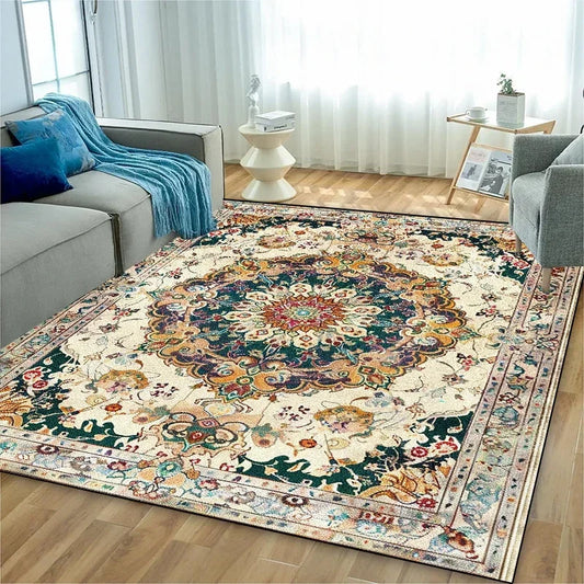 Vintage Persian Style Area Rug Luxury Oriental Carpet for  Home Decor