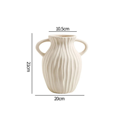 Ceramics Nordic Vase Flower Vase Bedroom Kitchen Tabletop