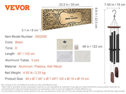 SucceBuy Wind Chimes for Outside Deep Unique Memorial Wind Chimes for Outdoor Decor  Patio Porch Garden