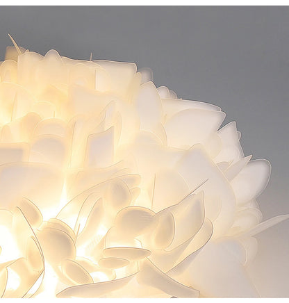 Exquisite Leaves Dimmable LED Ceiling Lights White Remote Control