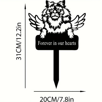 Exclusive Cute Cat Garden Decorative Silhouette -Perfect Outdoor Statues for Garden