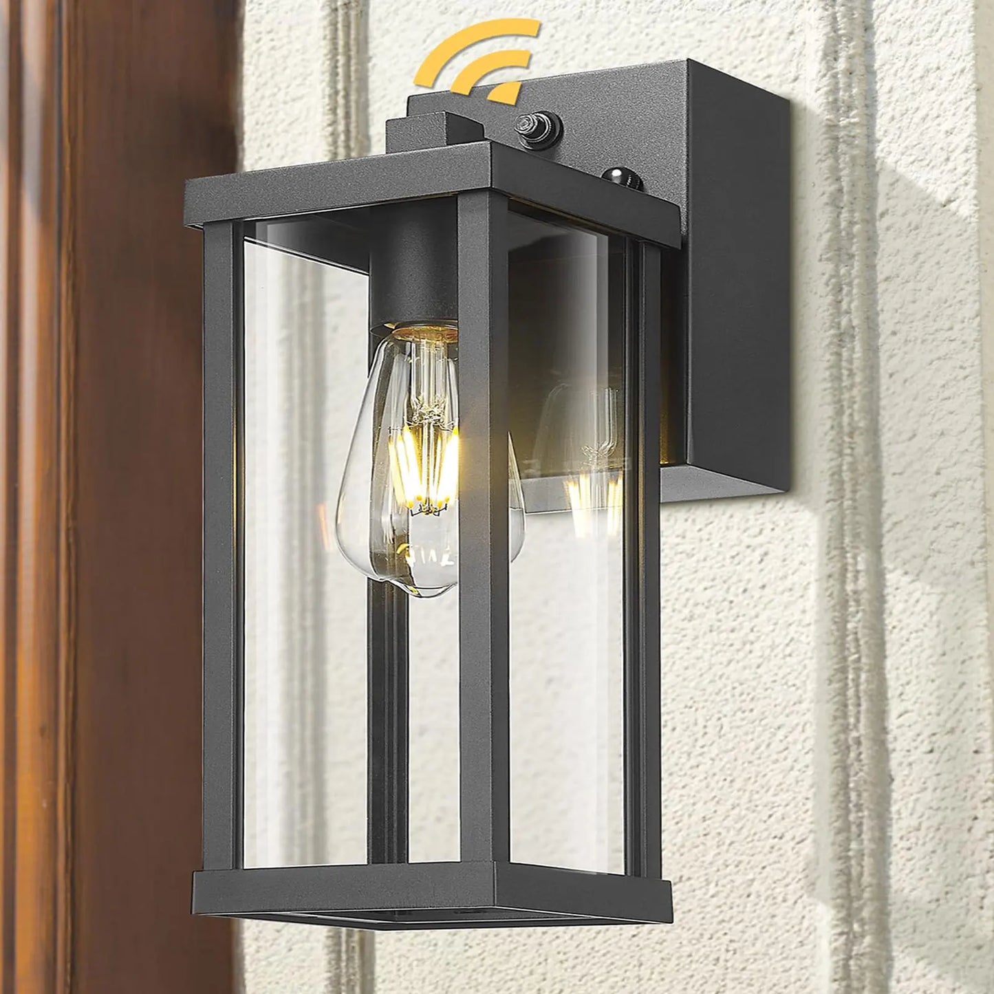Porch Light With GFCI Outlet Dusk To Dawn Outdoor Light