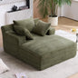 Oversized Chaise Lounge Chair with 3 Comfy Pillows for Living Room Bedroom