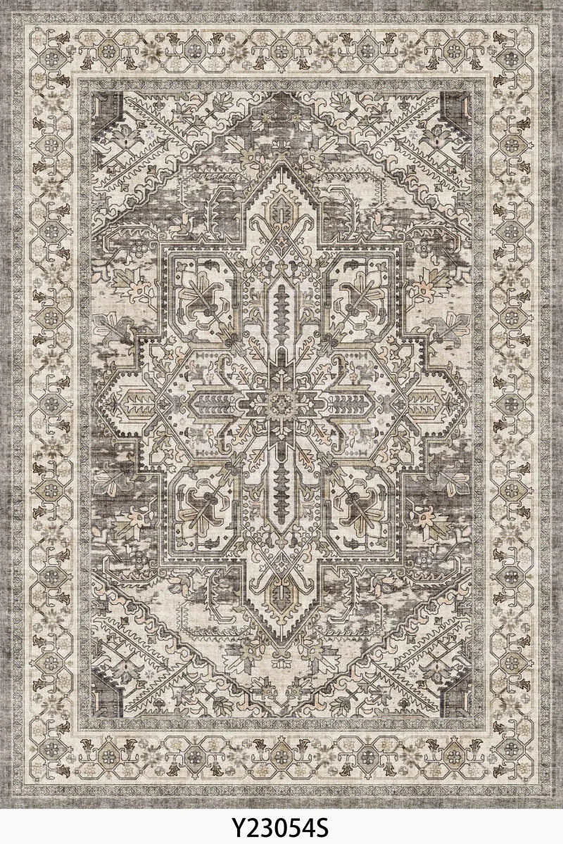 Retro  Turkish Persian Rug for Living Room Bedroom