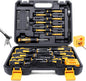 Magnetic Screwdriver Set, 43-Piece with Case, Includes Slotted, Phillips, Hex, Pozidriv, Torx - Green