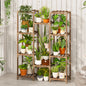 Tall Wood Plant Stand Indoor-Outdoor