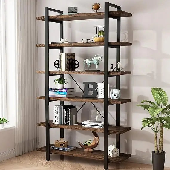 Solid Wood Bookcase and Book Shelves