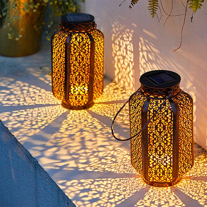 Led Solar Light Solar Hanging Lantern =