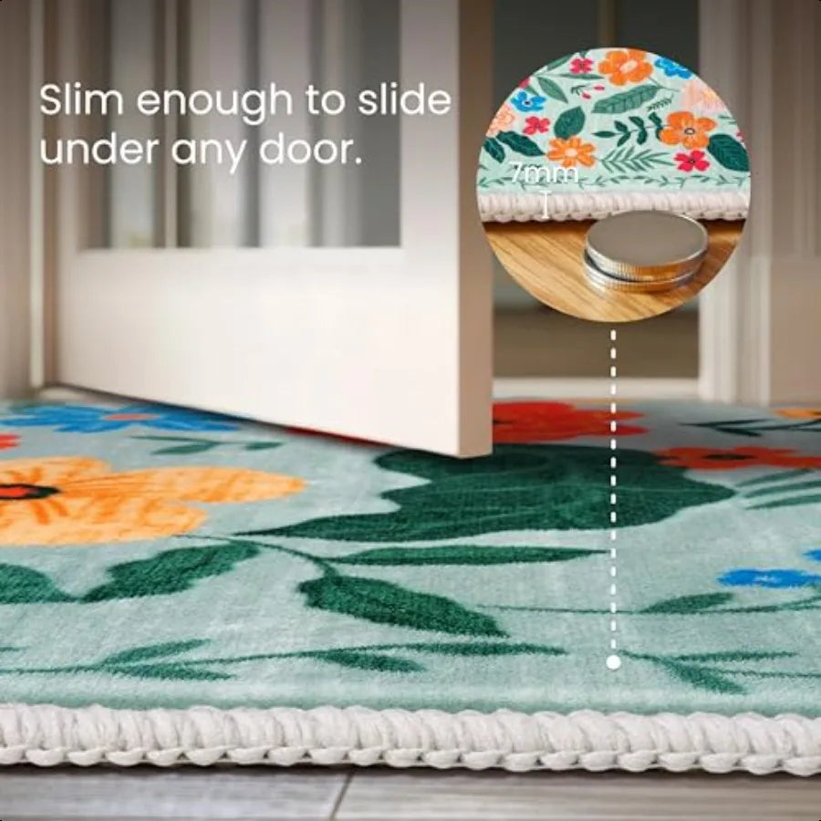 Hallway Runner Rug Washable 2'6''x8' Non Slip Kitchen Rug