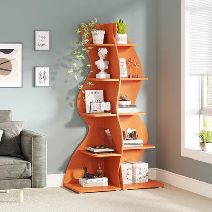 Tribesigns Corner Shelf, Modern 5-Tier Wall