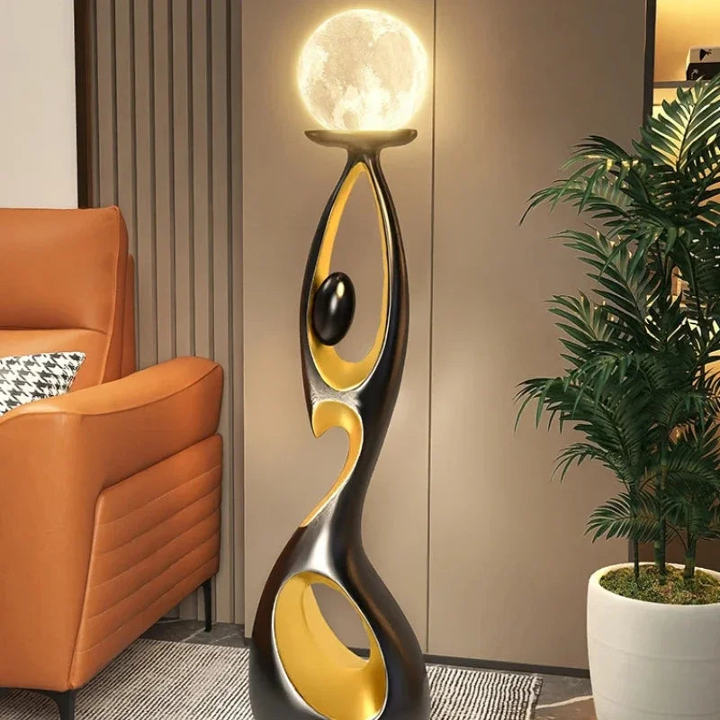 Home Decoration Art Light  Sculpture LED Floor Lamp