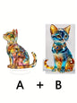 Elegant exotic cat table decoration sculptures,, classic decorations。
