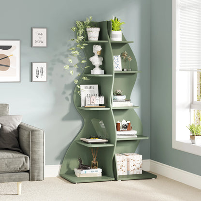 Tribesigns Corner Shelf, Modern 5-Tier Wall