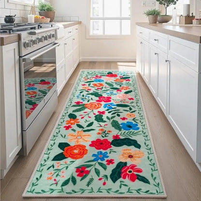 Hallway Runner Rug Washable 2'6''x8' Non Slip Kitchen Rug