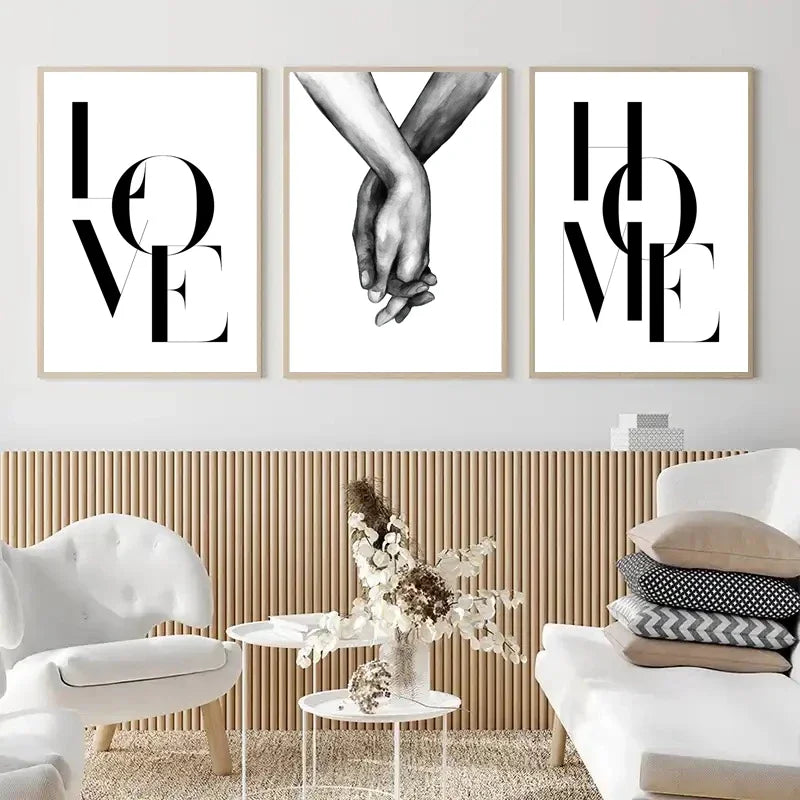 Black White  Family Wall Art
