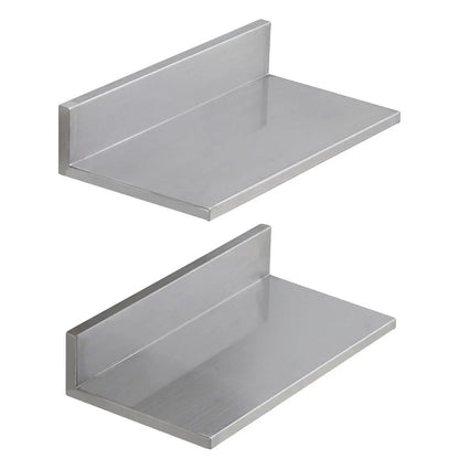 8.6 x 16 Stainless Steel Shelf Wall Mounted