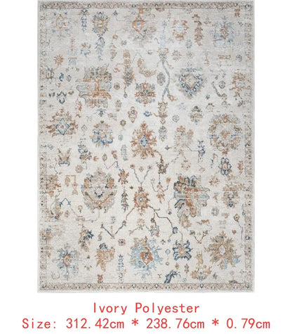 Ivory 7 ft 10 in x 10 ft 3 in Area Rug,