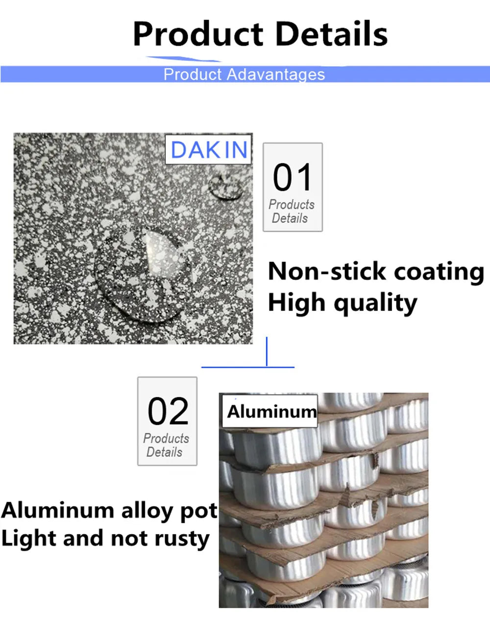 Durable Stone Frying  Pan Non-stick Ceramic