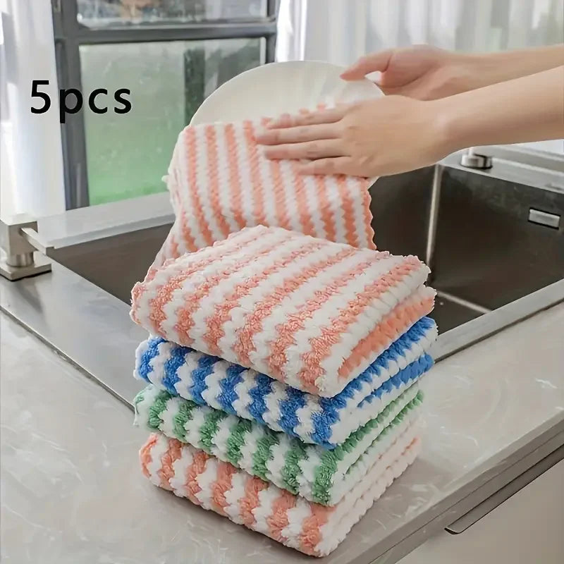 10/40PCS Super Absorbent Dishcloths