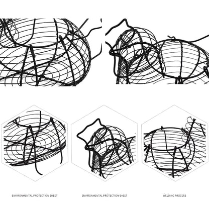 Chicken Shaped Egg Holder Basket
