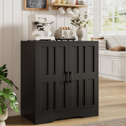 Sideboard Buffet Cabinet, Modern Farmhouse Kitchen Storage Cabinet