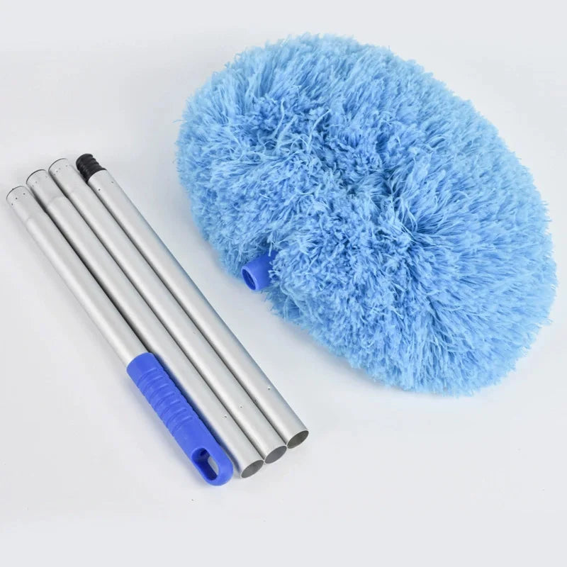 Extendable Feather Duster - Anti-Static Dusting Tool for Ceiling Fans, Shelves, Blinds, , Washable
