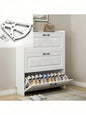 Double-Layer Rotating Shoe Cabinet  Easy Install, Durable, Space-Saving Cabinets