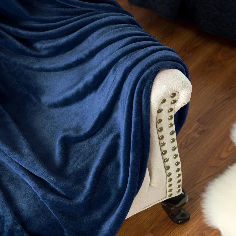 Coral Fleece Flannel Blankets Solid